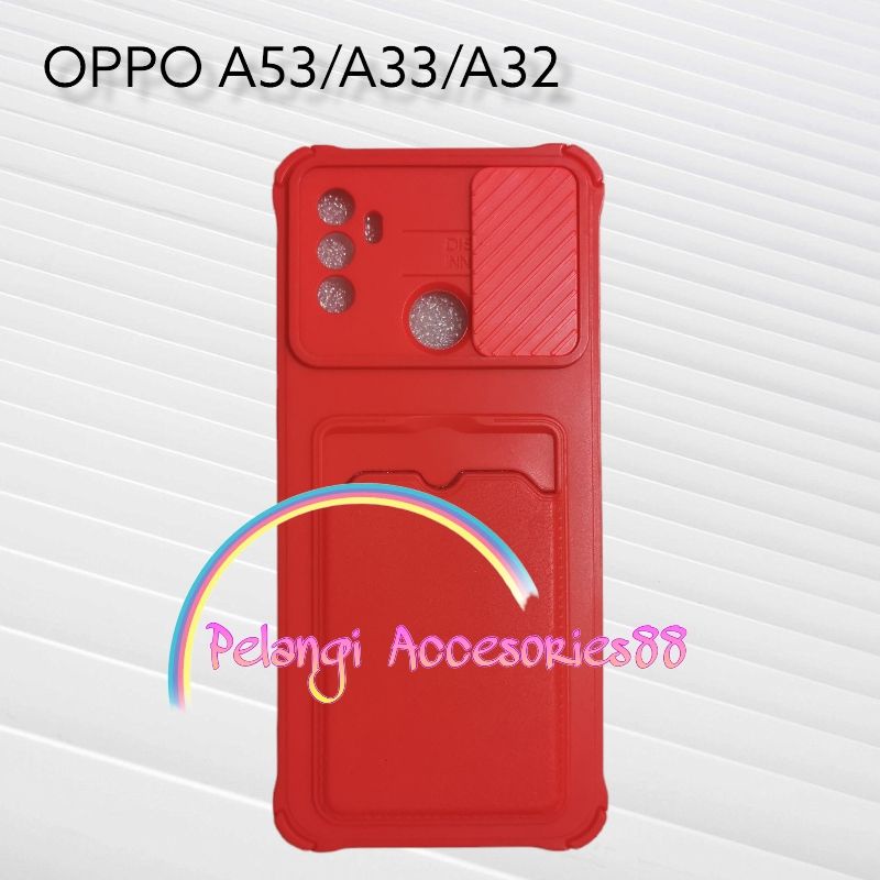 CASE OPPO A53 / A33 / A32 / A53S 4G CASE SOFTCASE SLEDING WARNA WARNI