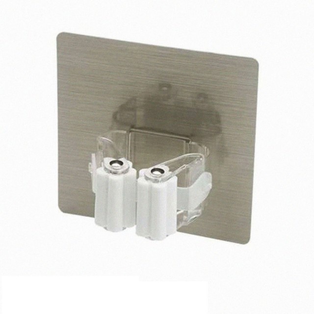 G8A TENSKE Hanger Hook Gantungan Sapu Pel Multifungsi 1PCS - GF-0106 - Silver Or-i