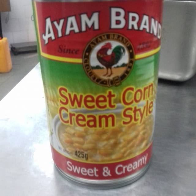 

Sweet corn cream style
