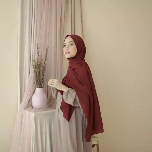 Bisa Cod Pasmina diamond 170x70cm / pashmina sabyan /pashmina diamond premium-Seri 500 pcs