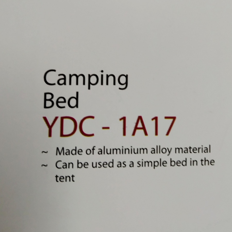 CAMPING BED CPR BOARD SPINAL BOARD GEA YDC 1A17 TEMPAT TIDUR LIPAT