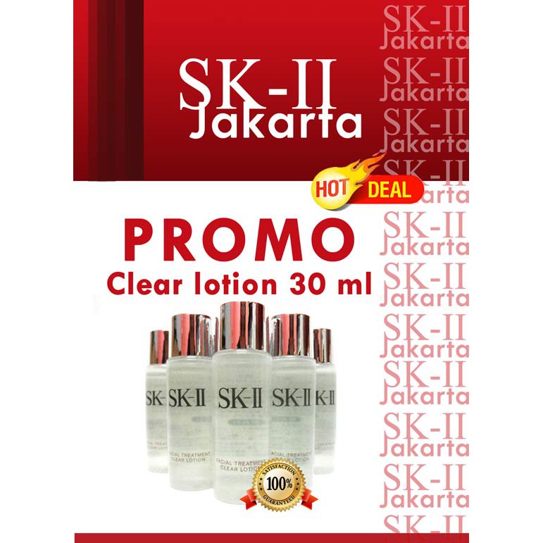 SK-II SK II SKII SK2 CLEAR LOTION UKURAN 30 ML TONNER SK-II