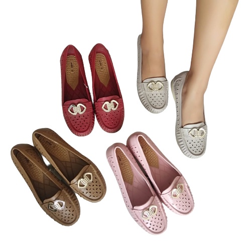 gof ATT NSWK 468, SLK 474, SWK 469 SEPATU KARET WANITA Flat Shoes Anti Air Nyaman Dipakai Ringan