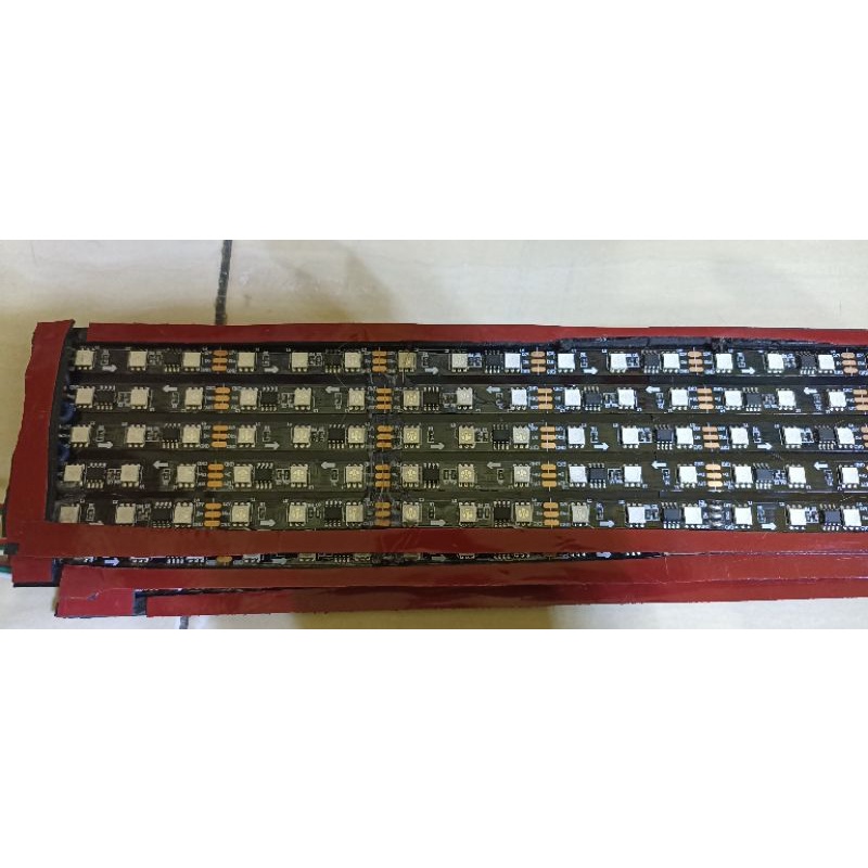 Strobo running text WIFI 5 baris 12v MURAH