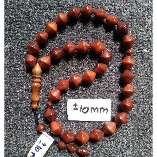 tasbih kokka motif wajik ± 10 mm ( 10mm ) 33 butir