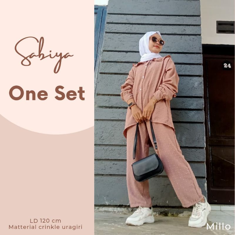 Sabiya Oneset Uragiri//oneset dewasa bahan crinkle uragiri//oneset jumbo