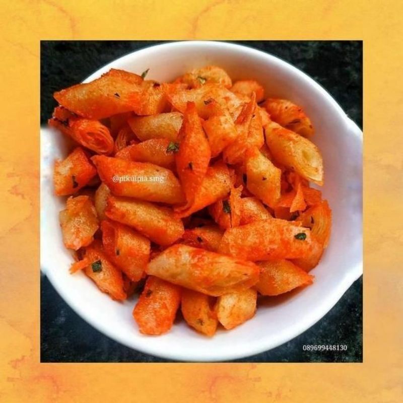 

kripik kulpi pedas dan original