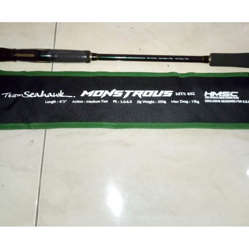 Joran Pancing Team Seahawk Monstrous Jigging MTS 632HS PE 3-6