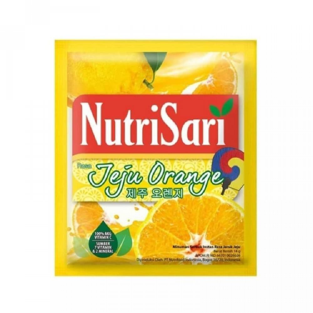 

Nutrisari Jeju Orange 14gr 1 Renceng Isi 10 Sachet