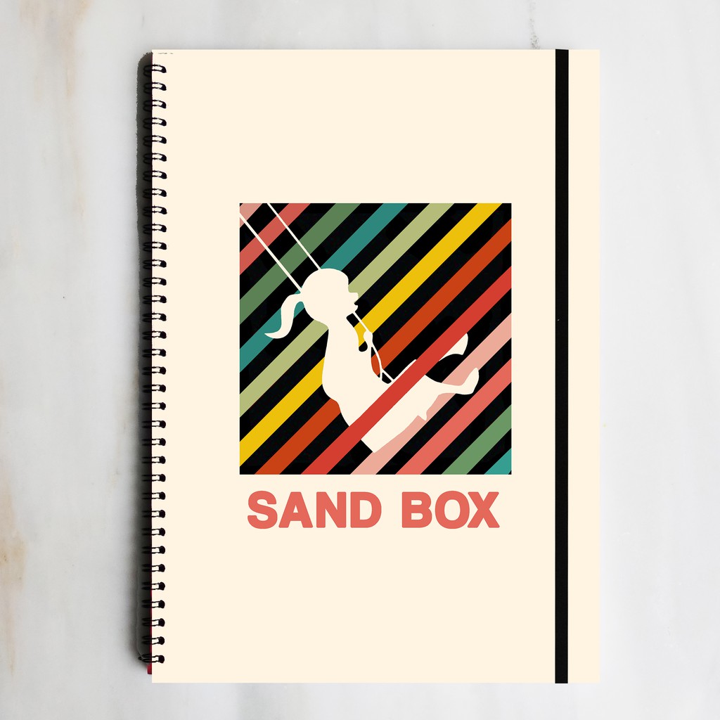 

[START-UP] SAND BOX Logo Kdrama Spiral Notebook Diary Journal Buku Tulis Catatan Sekolah Kulia