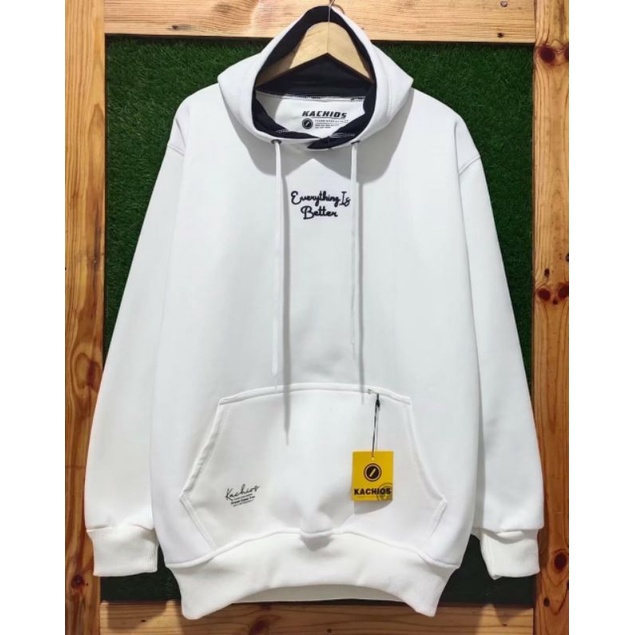 SWEATER HOODIE JAKET AESTHETIC PRIA RESULT BRAND KACHIOS WARNA PUTIH MOCCA NAVY GREY MAROON