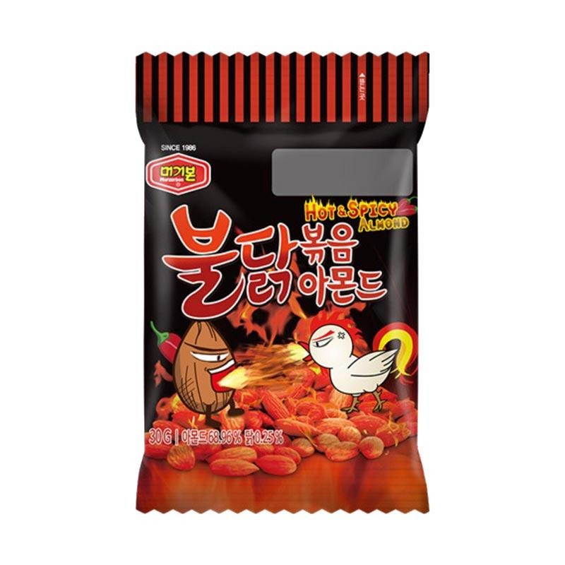 

MURGERBON HOT & SPICY ALMOND 30GR | KACANG | SNACK | CAMILAN | MAKANAN