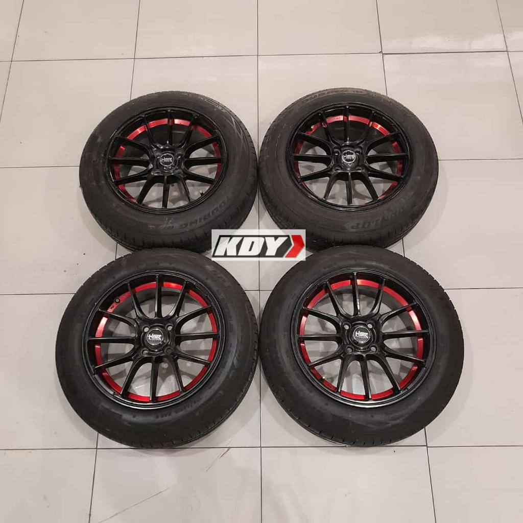 Velg Racing Murah Bekas Copotan Mobil Ring 15 + Ban 175 65 R14