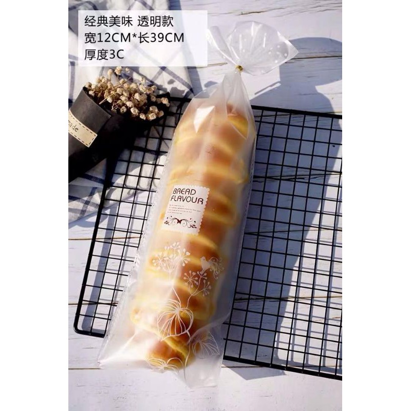 PLASTIK ROTI HOTDOG/ KEMASAN ROTI JOHN 25pcs