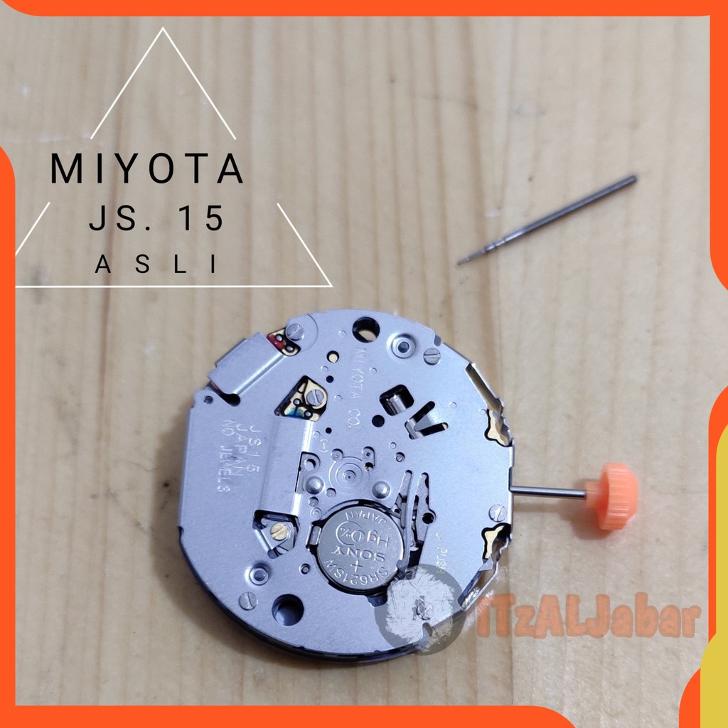 Mesin jam tangan Miyota JS15 Mesin Miyota JS 15 Original