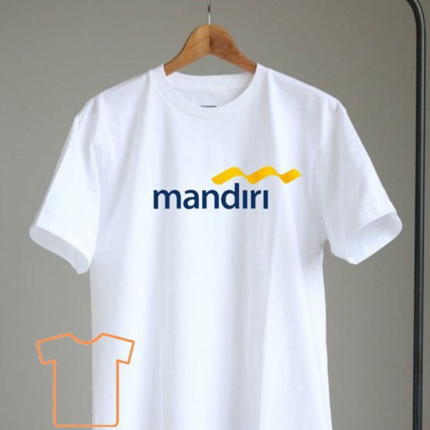 KAOS LOGO BANK MANDIRI BNI BRI BCA MEGA DANAMON/PLESETAN MANDIRI