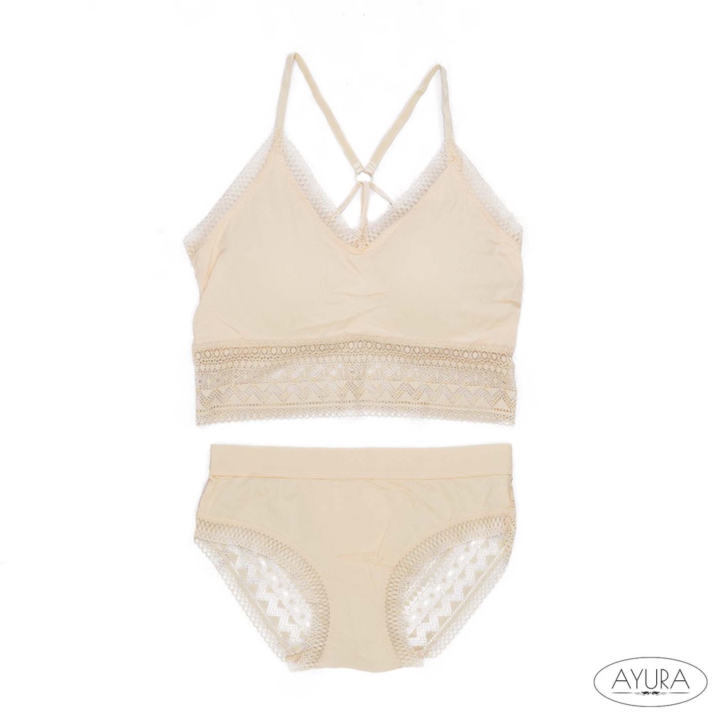 AYURA Bikini Sport Bra Set 0013-Cream