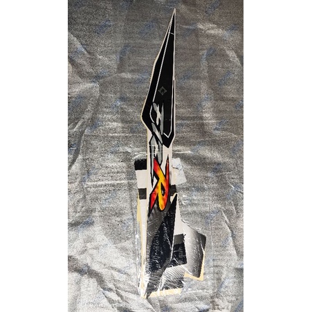 sticker list fizr 2001 hitam putih