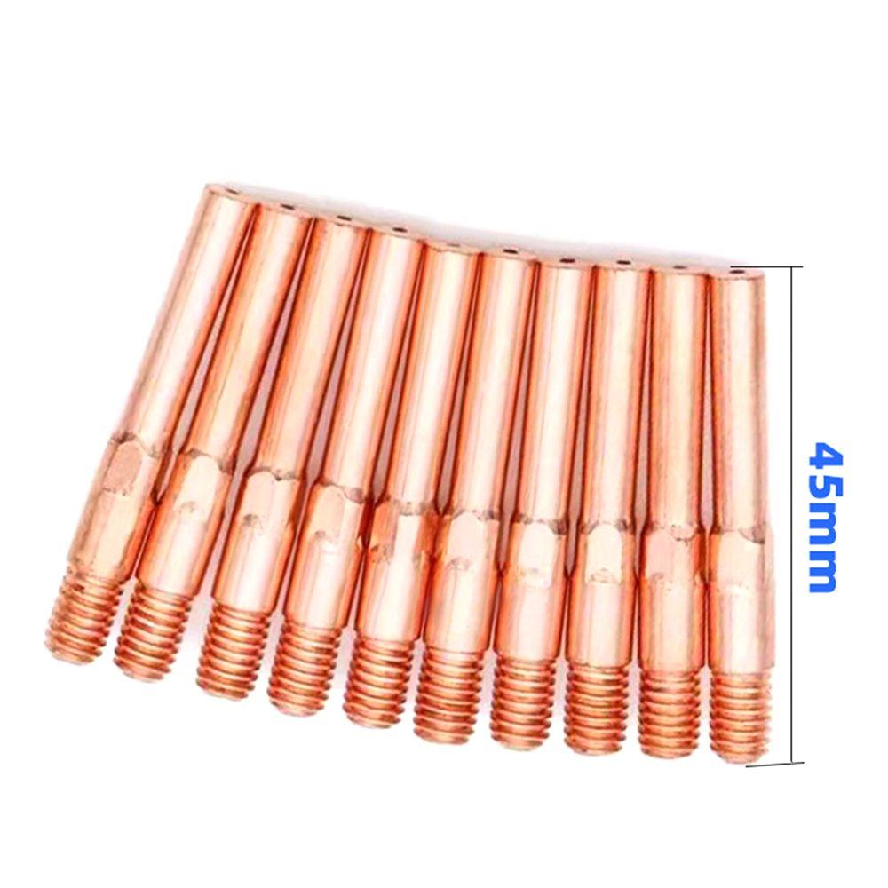 Populer 10pcs Welding Torch Ujung Konduktif Welding Majelis Welder Perlengkapan Solder 200A/350A/500A