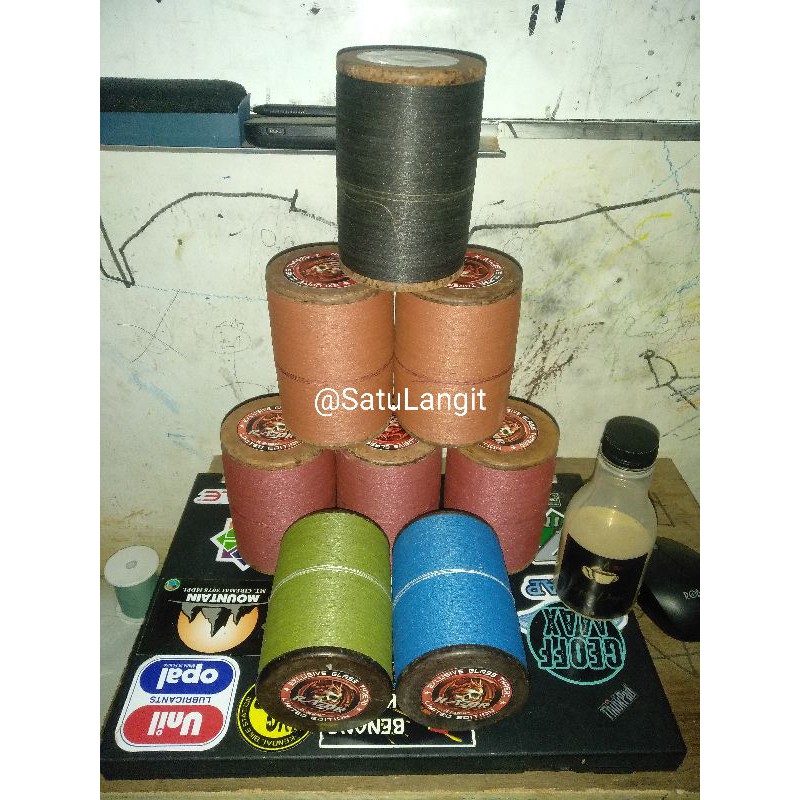 Gelasan razor merah spesial ULUR bahan n66 klos kayu by Uda Berebet