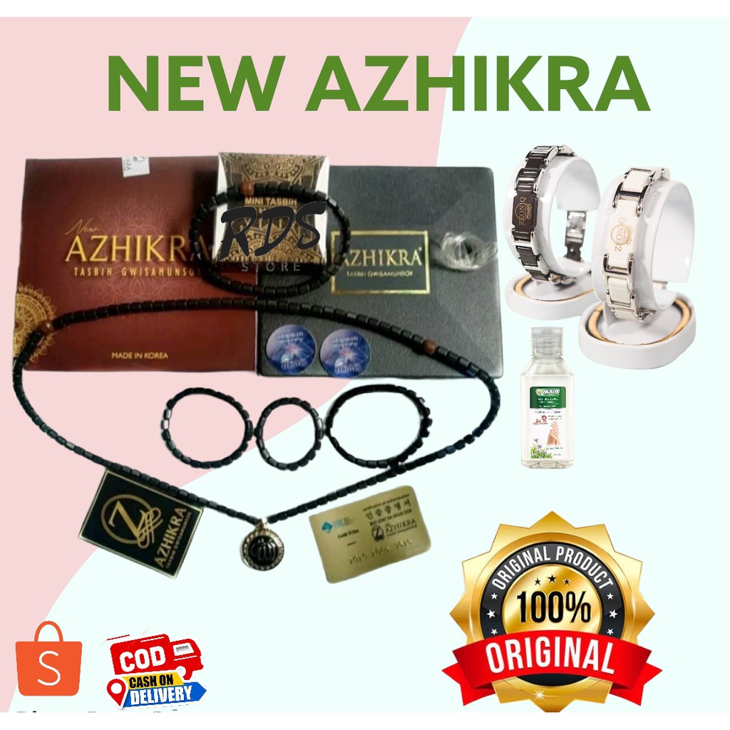 KALUNG AZIKRA -  KALUNG NEW AZIKRA BLACKJADE ORIGINAL BONUS GELANG ZEONIQ