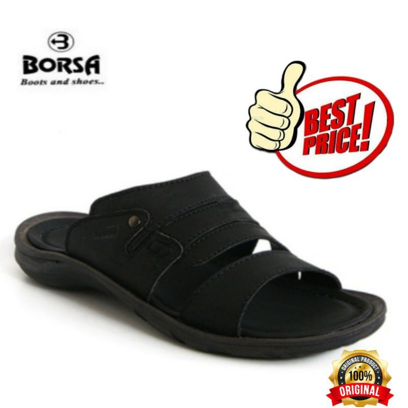 SANDAL KULIT ASLI PRIA DEWASA - BORSA JIMBARAN ORIGINAL