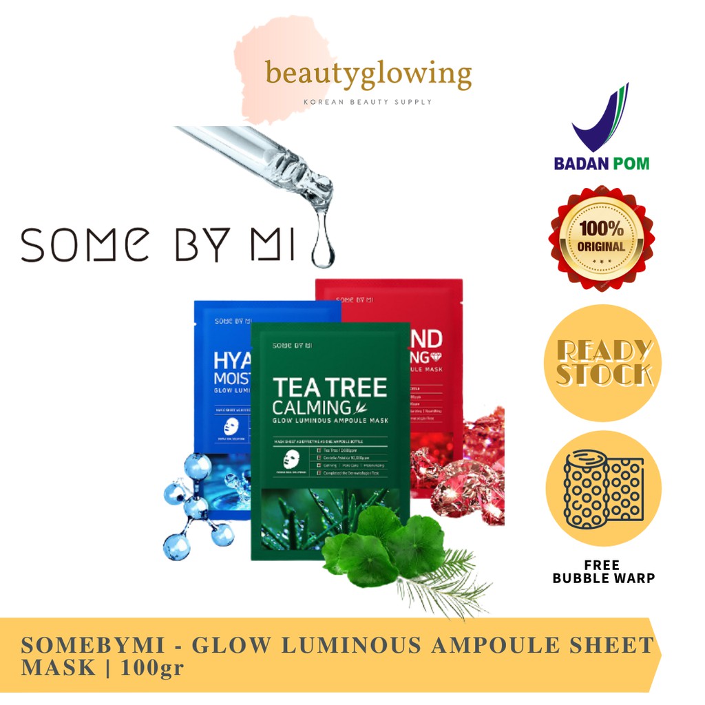 [BPOM] SOMEBYMI Glow Luminous Ampoule Mask