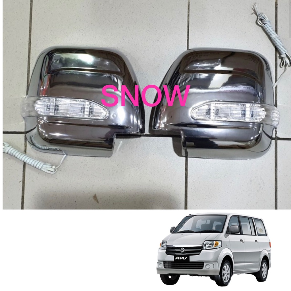 Cover Spion Lampu APV Lama Model Ganti Chrome