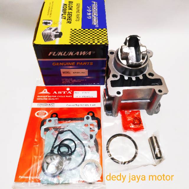 Blok seher komplit + paking top set XEON RC original fukukawa genuine parts berkualitas terjamin