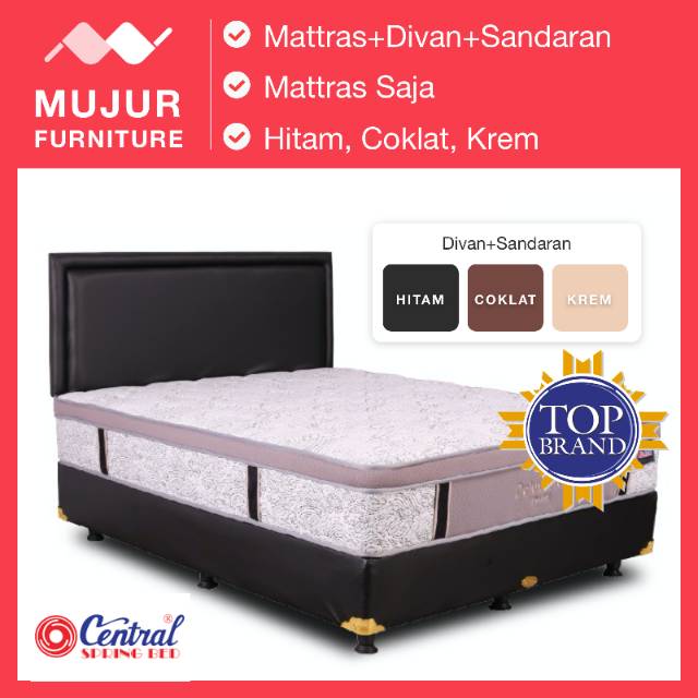 Central Deluxe Plus Pocket kasur spring bed Mujur Furniture