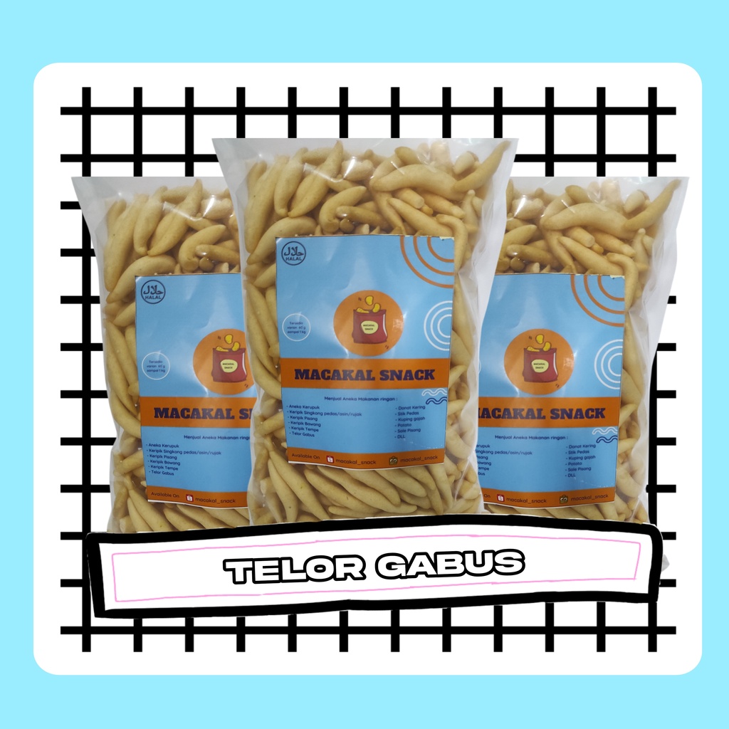 

Telor Gabus asin 250 gram