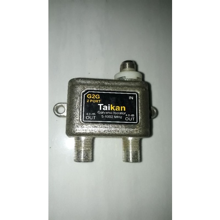 taikan g2g galvanic isolator spliter antena tv