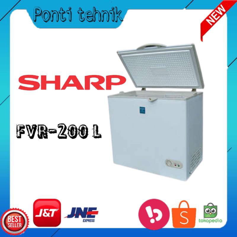 FREEZER BOX SHARP FVR-200 LITER FREEZER BOX DAGING