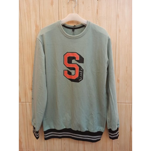 SWEATER SIMPEL ABU-ABU UNISEX