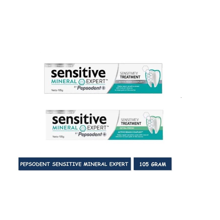Pepsodent Sensitive Mineral Expert Sensitivity Treatment 100G Original