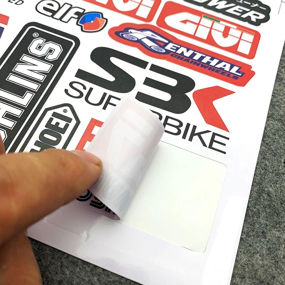 Lanfy Stiker Motor Dekorasi Motor Motor Trail Anti Air Stiker Helm Sepeda Stiker Mobil Stiker PVC Stiker Modifikasi