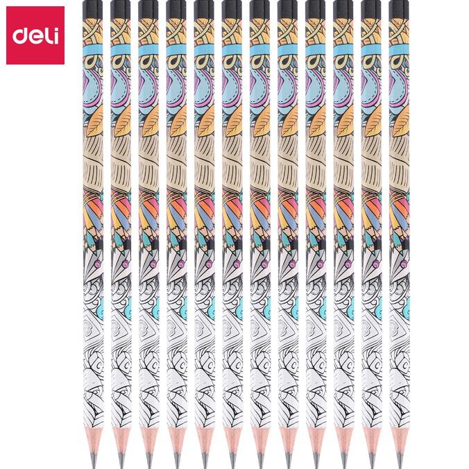 

Deli EU53300 Graphite Pencil 2B / Pensil 2B isi 12 Pcs FREE ONGKIR