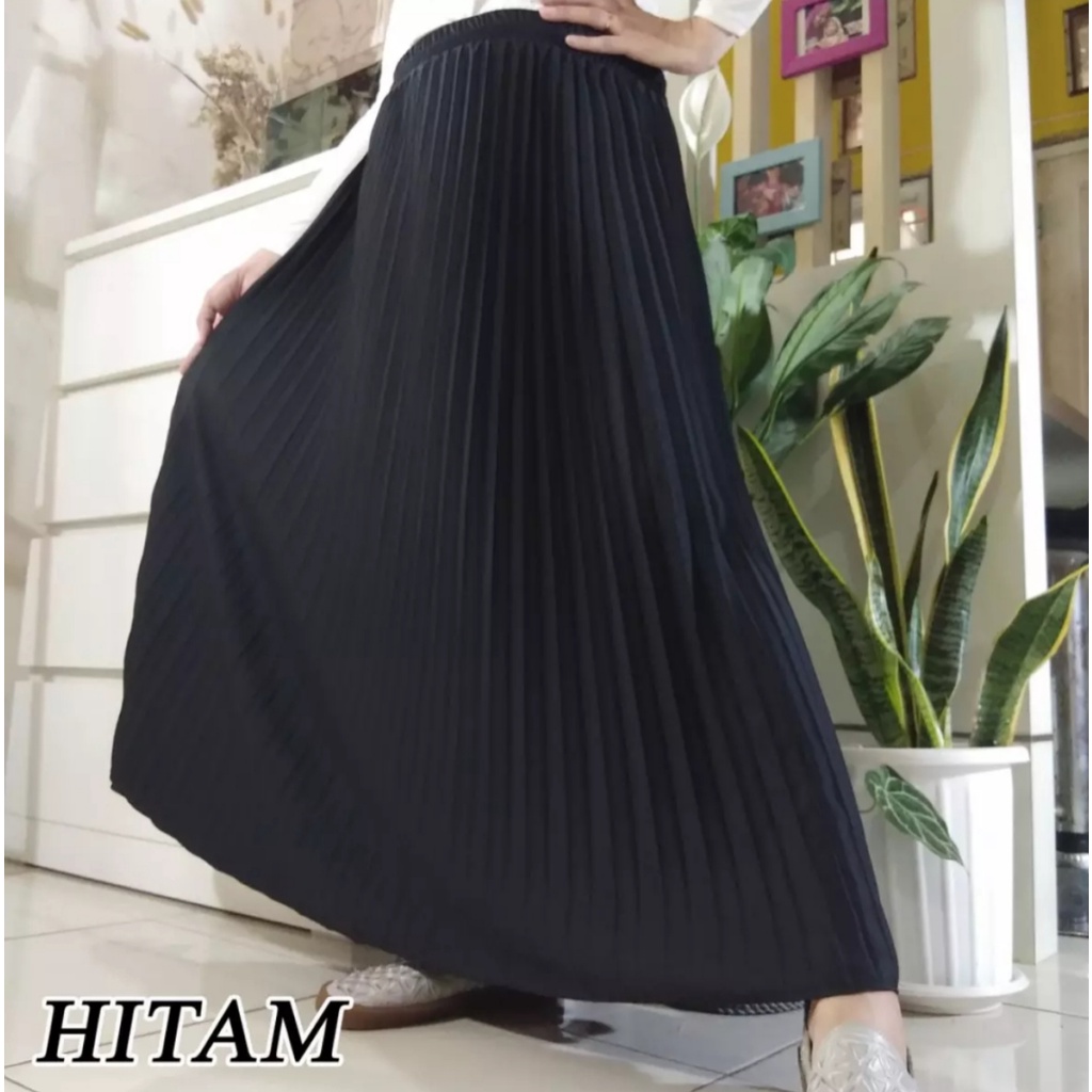 ROK PLISKET PREMIUM /ROK PANJANG MUSLIMROK MAYUNG BAHAN HYGET PREMIUM GRADE A