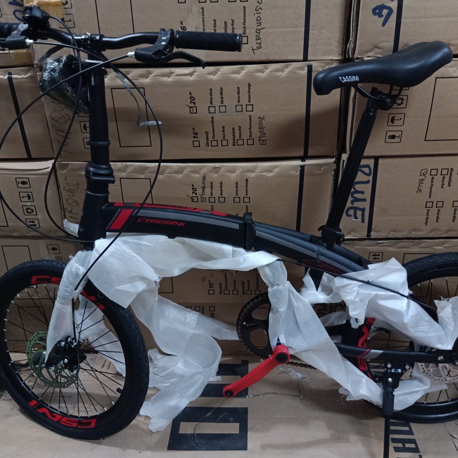 Sepeda Lipat Folding Bike 20 Trex Cassini