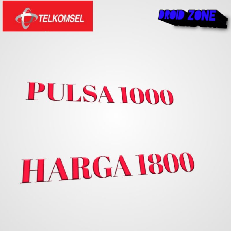 pulsa Telkomsel 1000 murah