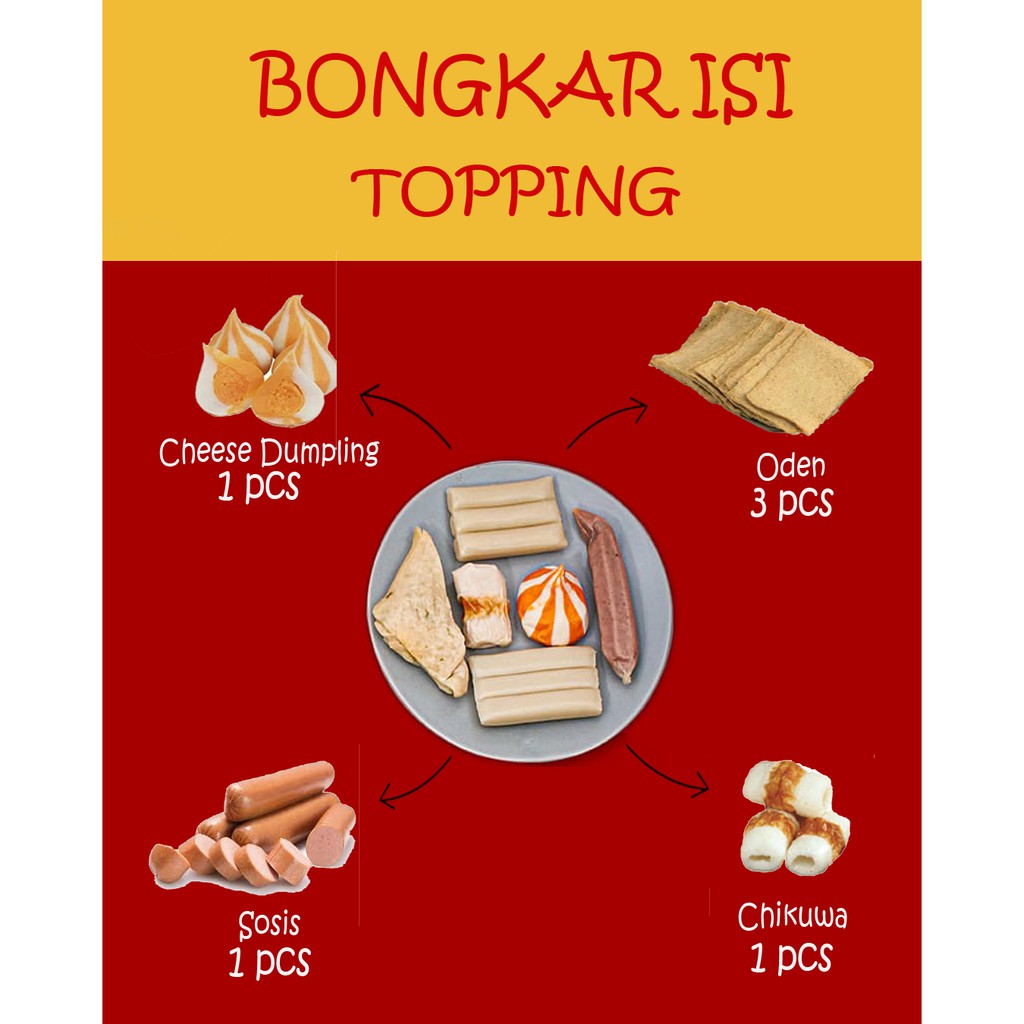 

TOPPING (ISI 6 PCS) BY KOREAKEUN!