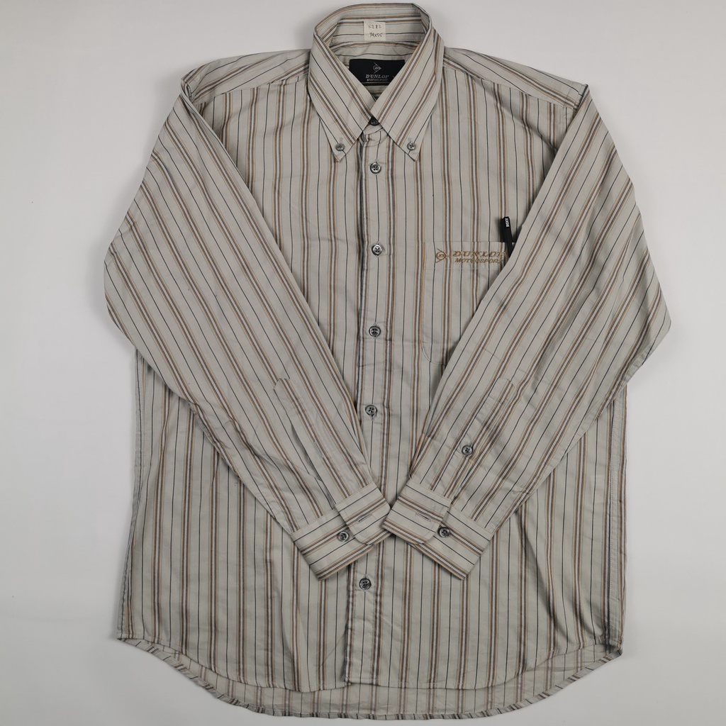 DUNLOP K222 Size L Kemeja Lengan Panjang Pria / Preloved Kemeja Pria / Kemeja Branded Pria / Kemeja 