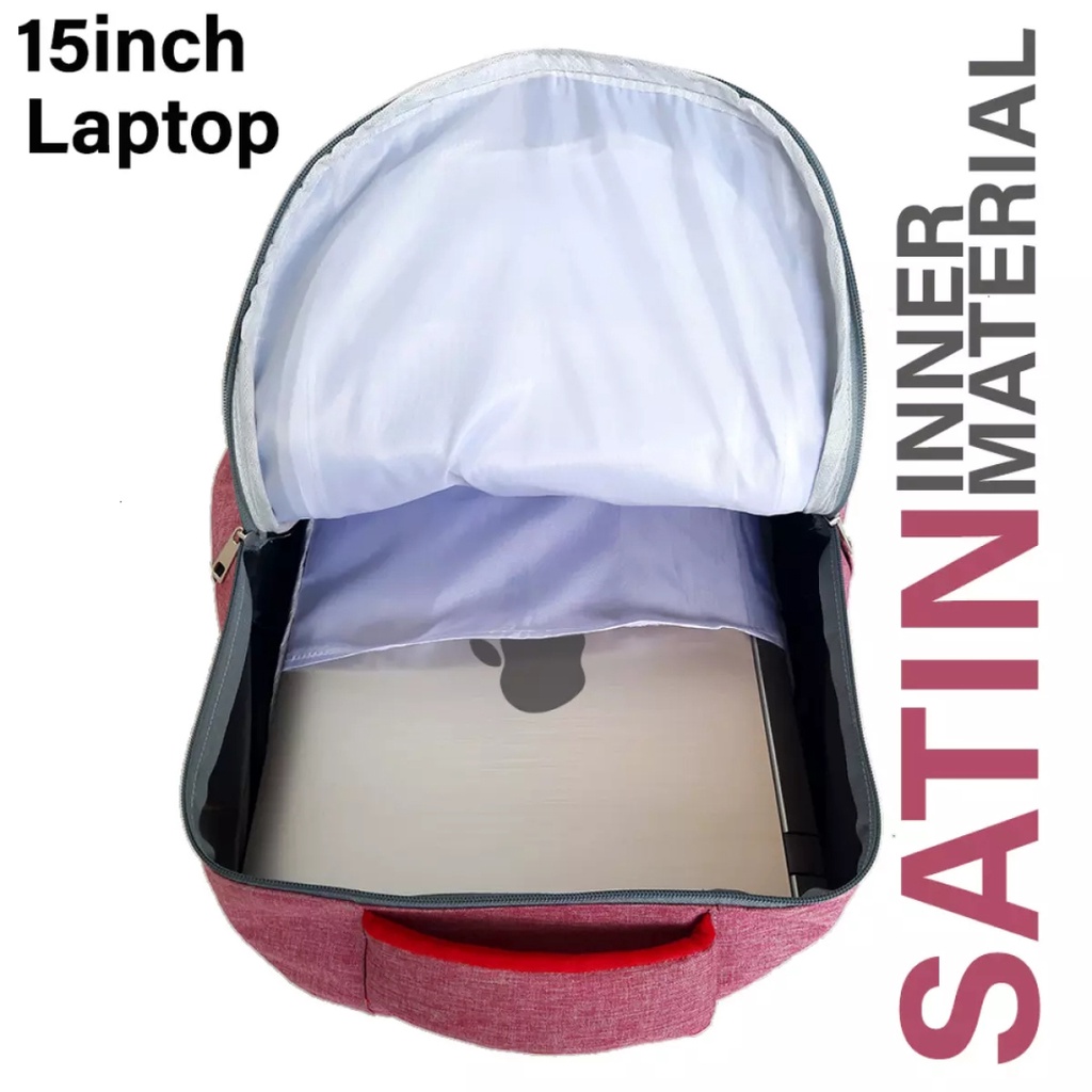 Tas Sekolah Anak Perempuan SD SMP GRATIS RAIN COVER Ransel Wanita Unicorn