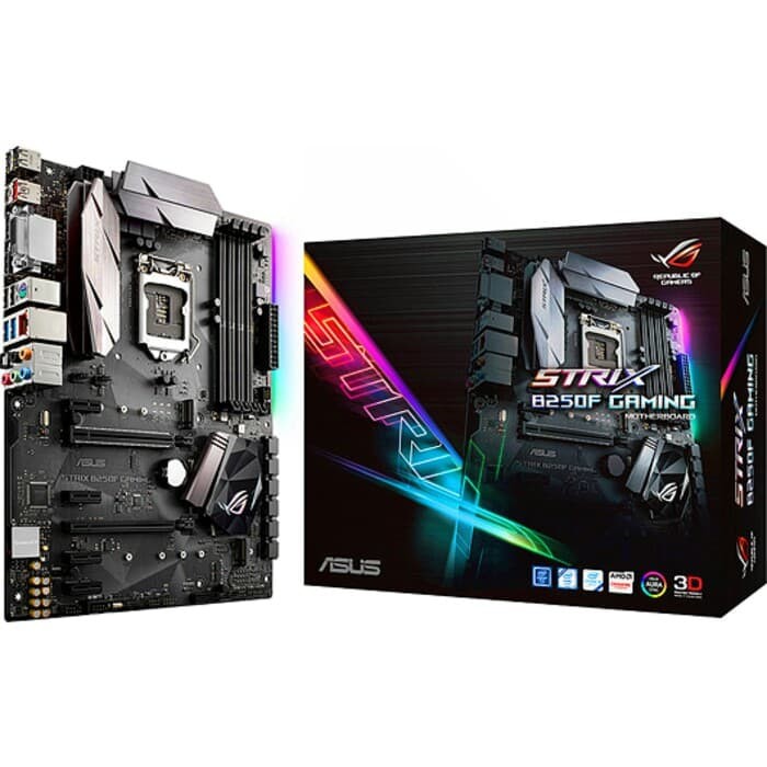 STOK TERBATAS  Asus Motherboard ROG Strix B250F Gaming Socket LGA 1151