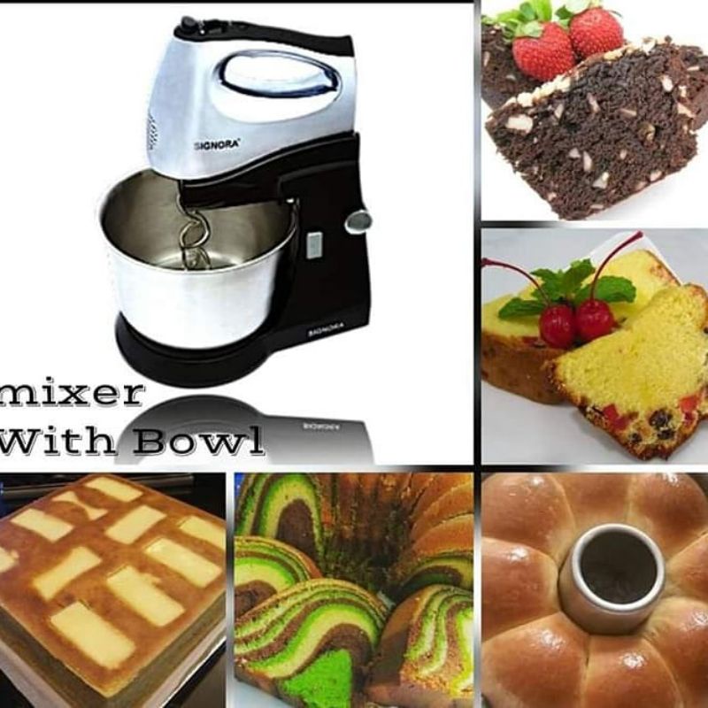 Signora mixer with bowl