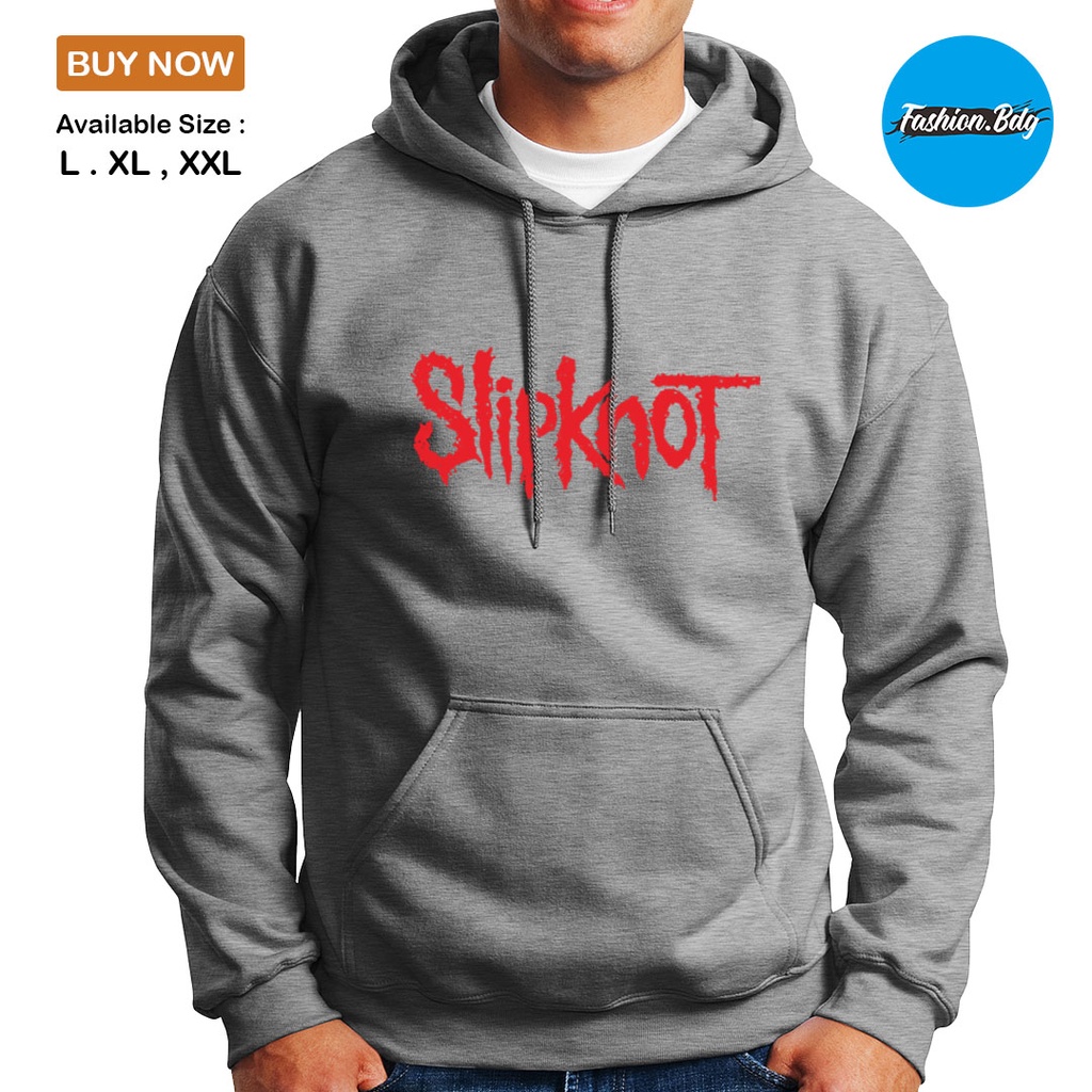 Sweater Hoodie Pria SlipKnot Bahan Fleece UK L-XL