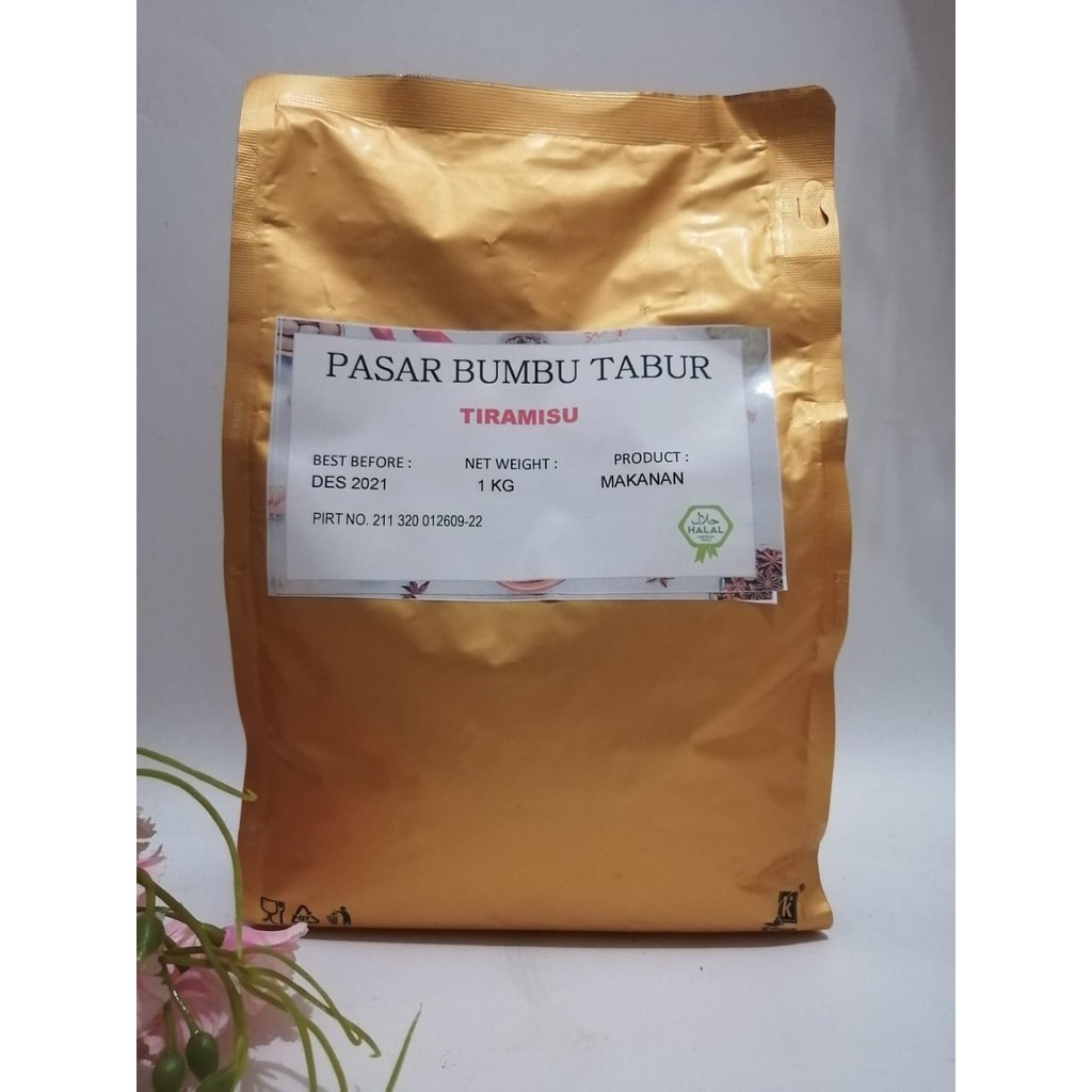 

BUMBU TABUR TIRAMISU 1 KG BUBUK MAKANAN ENAK MURAH HALAL