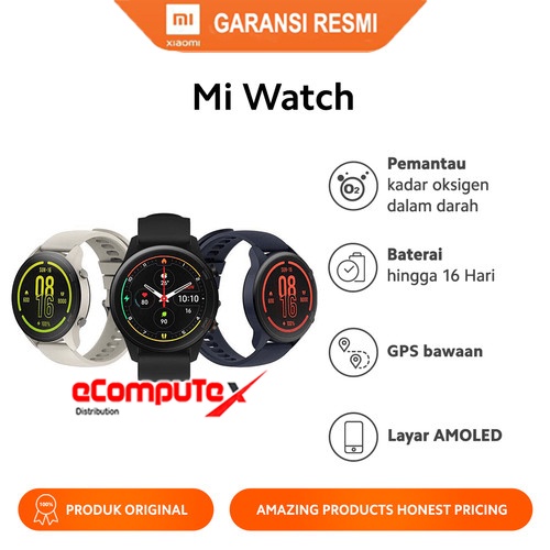 SMART WATCH MI WATCH XIAOMI (RESMI TAM) MIWATCH