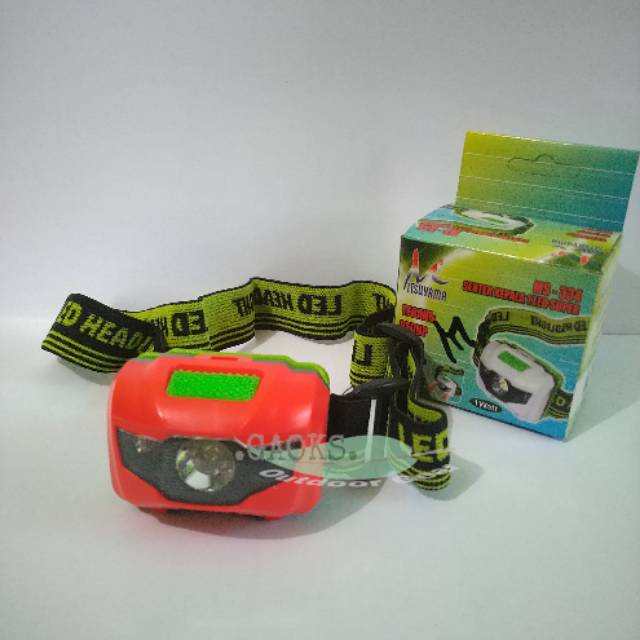 headlamp mitsuyama / senter kepala mitsuyama tipe ms-334 / senter kepala