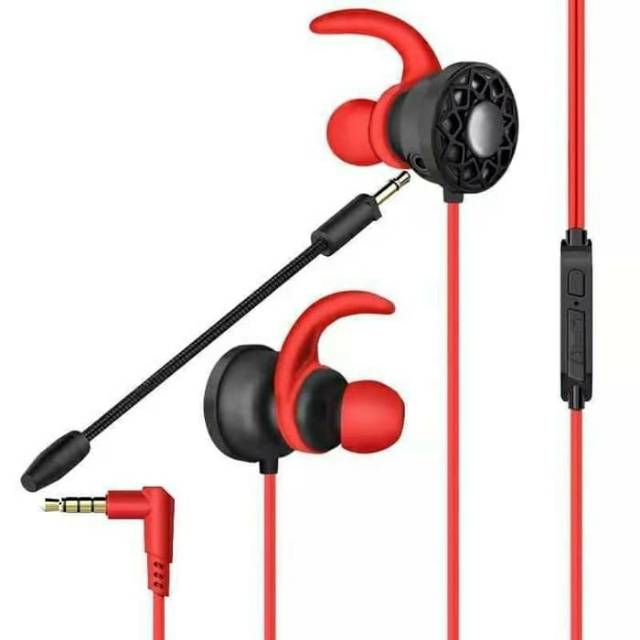 Leyoya GAMING HEADSET + Mic EARPHONE MOBILE  GAMING MC 18 PLUS MIC PUBG ML Mobile Legend Free Fire Zoom Meeting